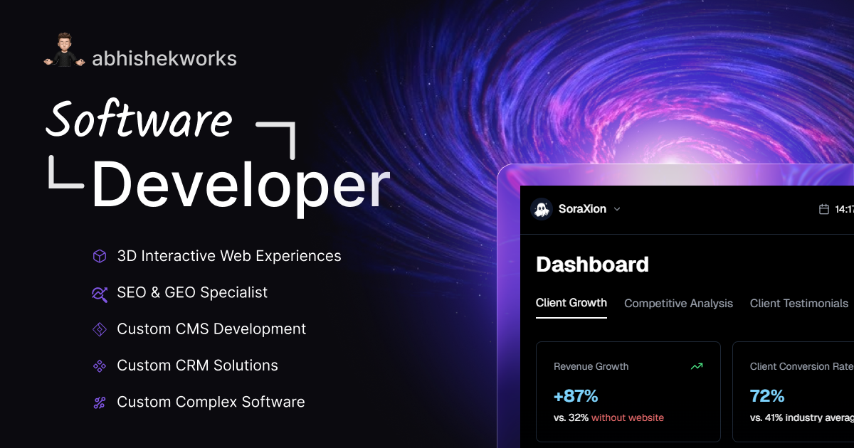 She Stack Abhishek Singh | Software Developer | MERN Stack & 3D Expert